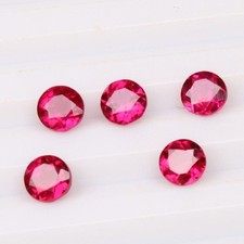 5 Stück loses rotes Rubinblut
