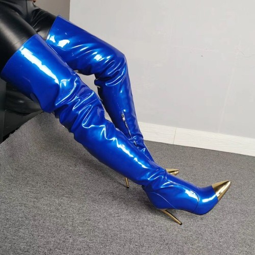 Damen high heels over knee - high,