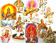 AUFKLEBER SARASWATI Sarasvati
