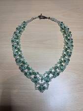 Collier aus Swarovsky Kristallen, Handarbeit, Unikat