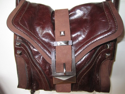 Braune damen handtasche nicoli - braune,