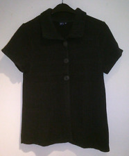 Dunkelgraue Strickjacke