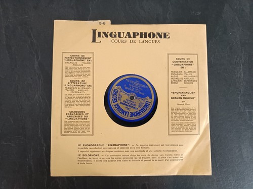 Linguaphone grammophon - linguaphone,