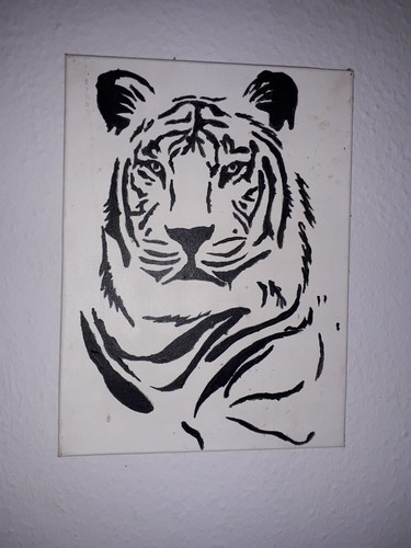 Wandbild tiger - 40, cm