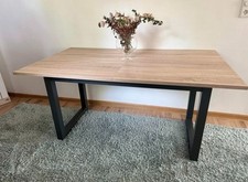 Esstisch Denver  Artisan Eiche   anthrazit   160-200x90 cm Esszimmertisch