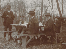 24/983 AK JÄGER JAGD SCHNAPS BIER ASCH -  APOTHEKER FISCHER INNSBRUCK TIROL 1908