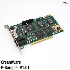 CREAMWARE SCOPE P-SAMPLER V1.01 PCI AUDIO SOUND CARD KARTE DPS QUICKLOGIC