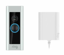 Ring Pro 2 Video Türklingel - Satin Nickel (mit Plug-In Adapter)(NEUWARE)