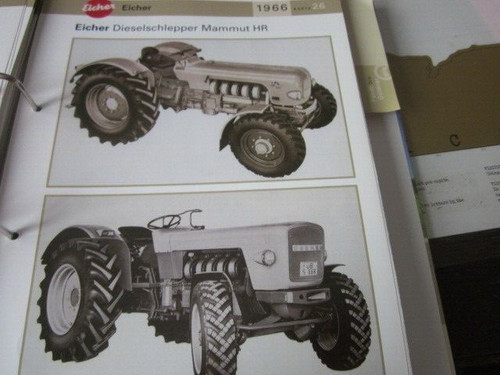 Traktor eicher diesel mammut - diesel,