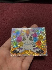 Gomamon Glitzer Sticker Panini
