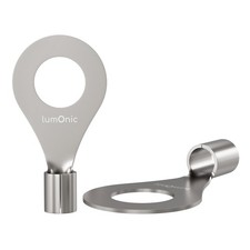 25x Ringkabelschuh blank