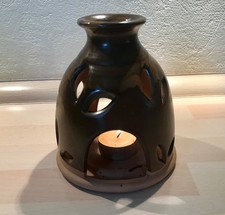 Duftstövchen Aroma Lampe Windlicht braun-beige „wie Neu“