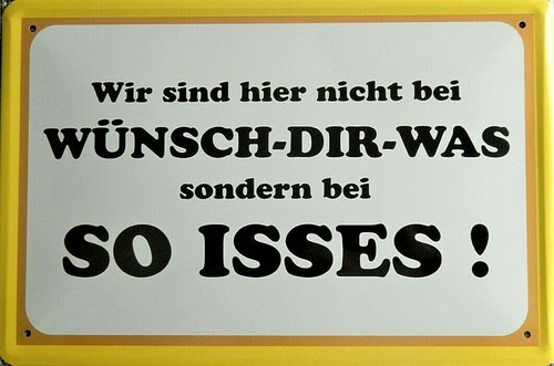 Blechschild 30 cm fun - 1,