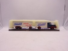 Brekina: Büssing 8000 Koffer-Hängerzug Schmitz Anhänger   (SSK78)