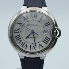 CARTIER BALLON BLEU 42 3000 HERREN UHR AUTOMATIK ARMBANDUHR 42MM 18K WEISSGOLD