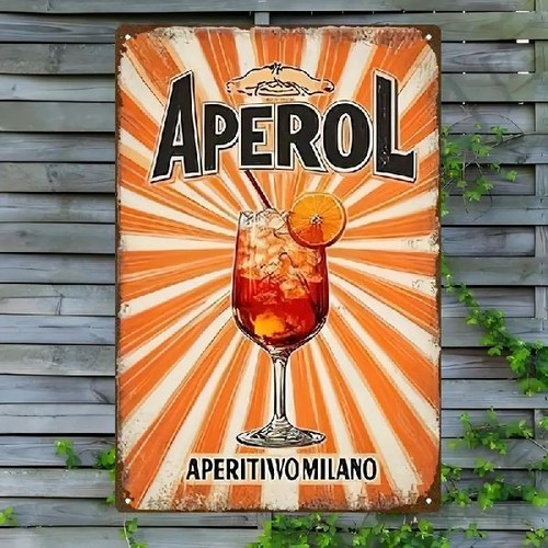 Blechschild aperol spritz - blechschild,