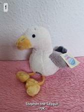 Tatty Teddy My Blue Nose Friends Rare Stephen the Seagull 4" Plush