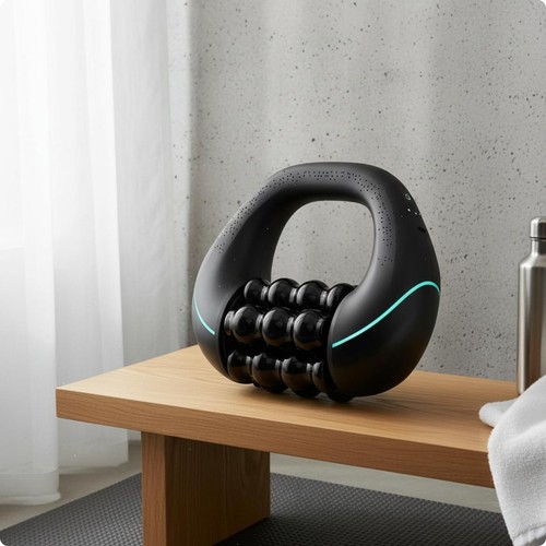 Massagewalze mit kugeln - mit,
