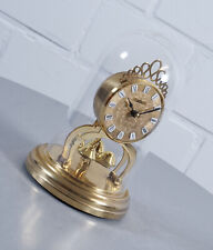 edle Schatz Quartz Drehpendeluhr Kaminuhr Buffetuhr Vintage 1970er Jahre