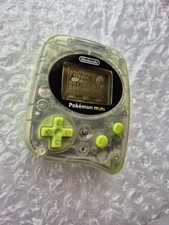 Nintendo Pokemon Mini Konsole Transparent Grün MIN-001  Spielkonsole mit Spiel 