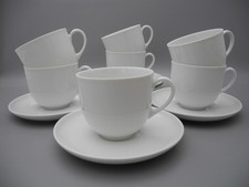 Arzberg Restgeschirr 7 Tassen 3 + 2 Untertassen weiß
