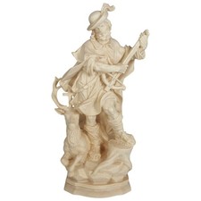 Holz Figur HL. HUBERTUS MIT