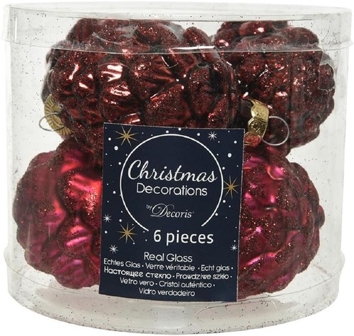 Christbaumschmuck zapfen glas - christbaumschmuck,
