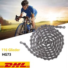 Neu FAHRRAD KETTE 9-FACH 116 GLIEDER HG73 MTB-RENNRAD FAHRRADKETTE BIKE CHAIN DE