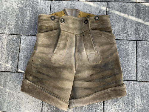 Alte 1960er kurze lederhose - kurze,