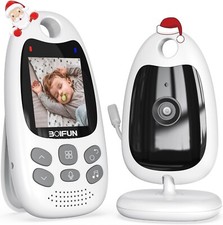 Babyphone mit Kamera Tragbares Vox-Funktion,Nachtsicht-Video-Babyfon 2,4 Ghz