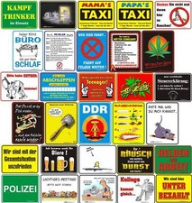 Blechschild Bechschilder div