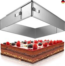 4smile Backrahmen rechteckig verstellbar ? Edelstahl Backform rechteckig -