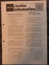 Grundig Studio 3000 mit Kassetteneinheit CB380 Service Manual