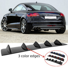 Schwarz glänzend Heckdiffusor