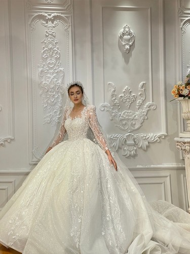Glitzer hochzeitskleid - glitzer,