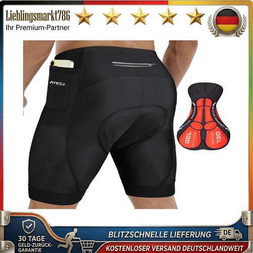 Radlerhose herren 3d - radlerhose,