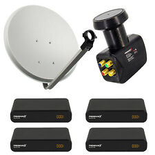 4 Teilnehmer TV Satelliten
