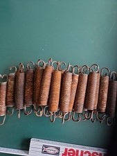 9x Sprungfeder Spiralfeder Trampolin Federlänge 14-15cm Ersatzfeder Zugfeder