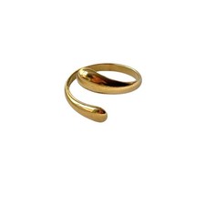 Minimalistischer Spiral Ring