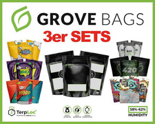 3er SETS - Grove Bags TerpLoc  15g - 30g - 100g - 250g - 500g + Specials