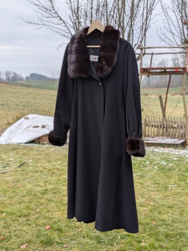 Eleganter damenmantel mit - eleganter,