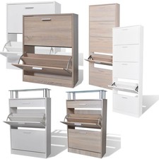 Schuhschrank 2/3/5 Regal Schuhkipper Schuhregal Schuhaufbewahrung Schuhkommode