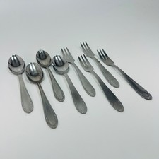 ABS 361 Belvedere DDR Besteck 4 Teelöffel Kaffeelöffel + 4 Kuchengabeln rostfrei