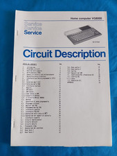 MSX Vintage Retro HOME COMPUTER PHILIPS VG8000 Selten Schaltung Beschreibung ORIGINAL