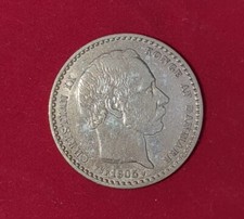 25 Ore Öre Øre 1905 Denmark Dänemark Danmark Christian IV 9 Silber Silver Sølv 