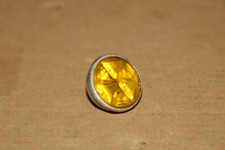 Reflektor gelb DDR Rücklicht Fahrrad 28 mm Beleuchtung Mifa Liliput