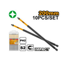 10 Bit Bohrer für Schlagschrauber 20 mm magnetisch INGCO Box SDBIM11PH263