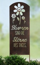 Metall Gartenstecker mit