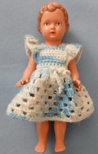 alte 50/60er Jahre Schildkröt-Puppe Ursel ? * 25 cm aus Tortulon * guter Zustand