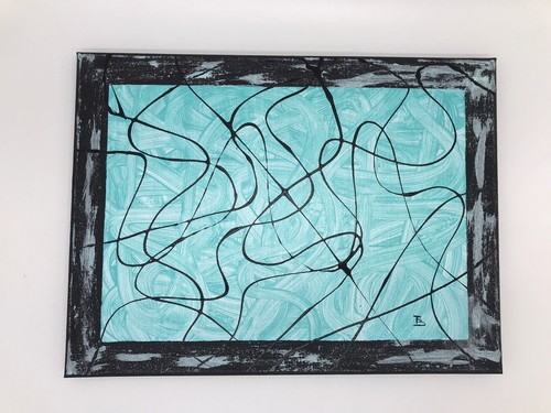 Handgemalt kunst leinwand - handgemalt,